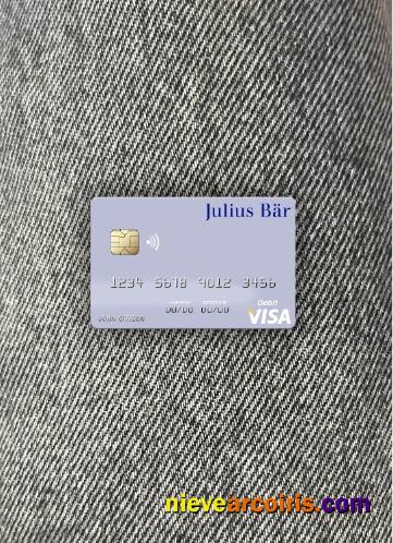 Monaco Julius Bär & Co. AG Bank visa debit card photolook